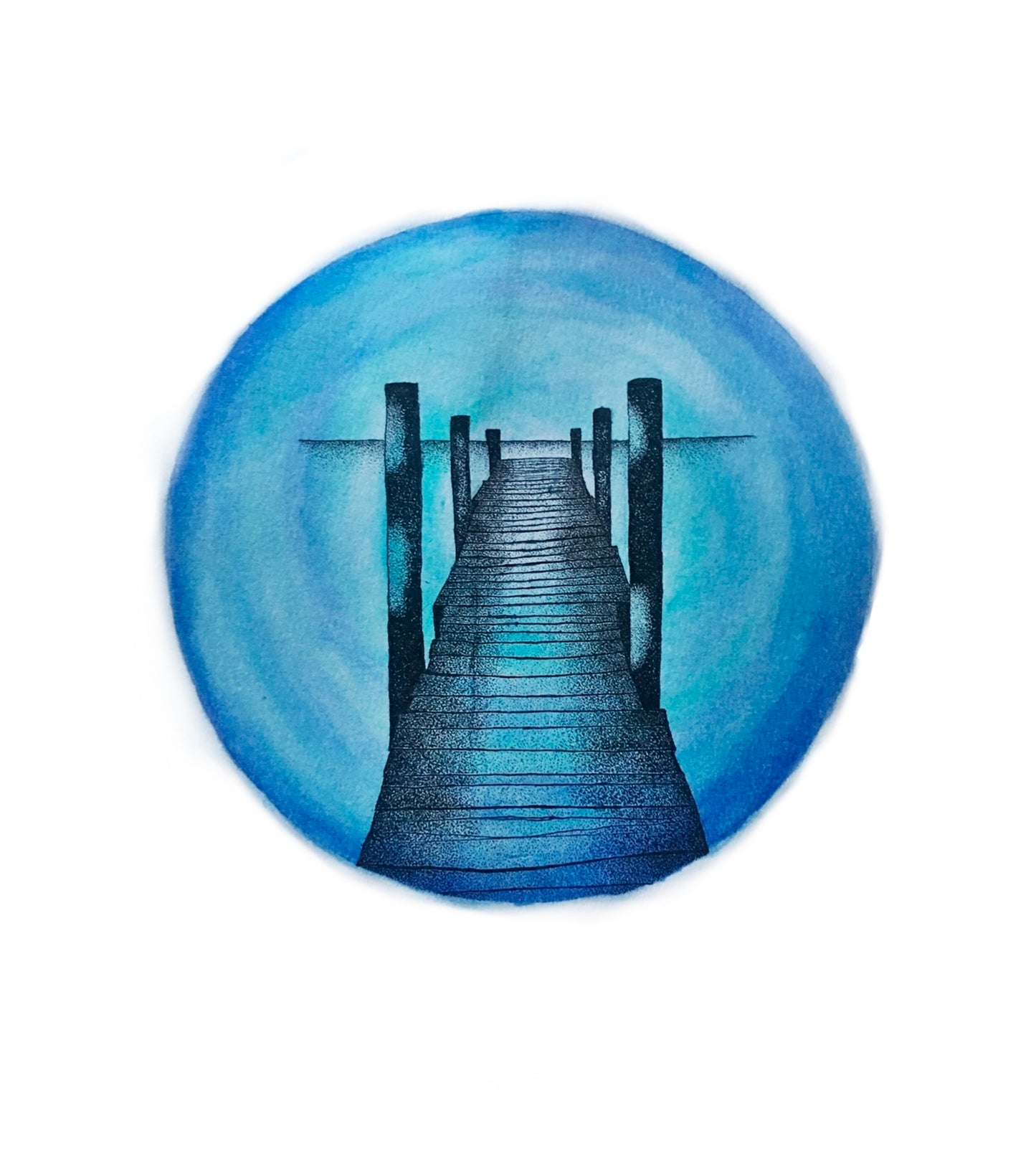 A4 Unframed Art Print - Watercolour